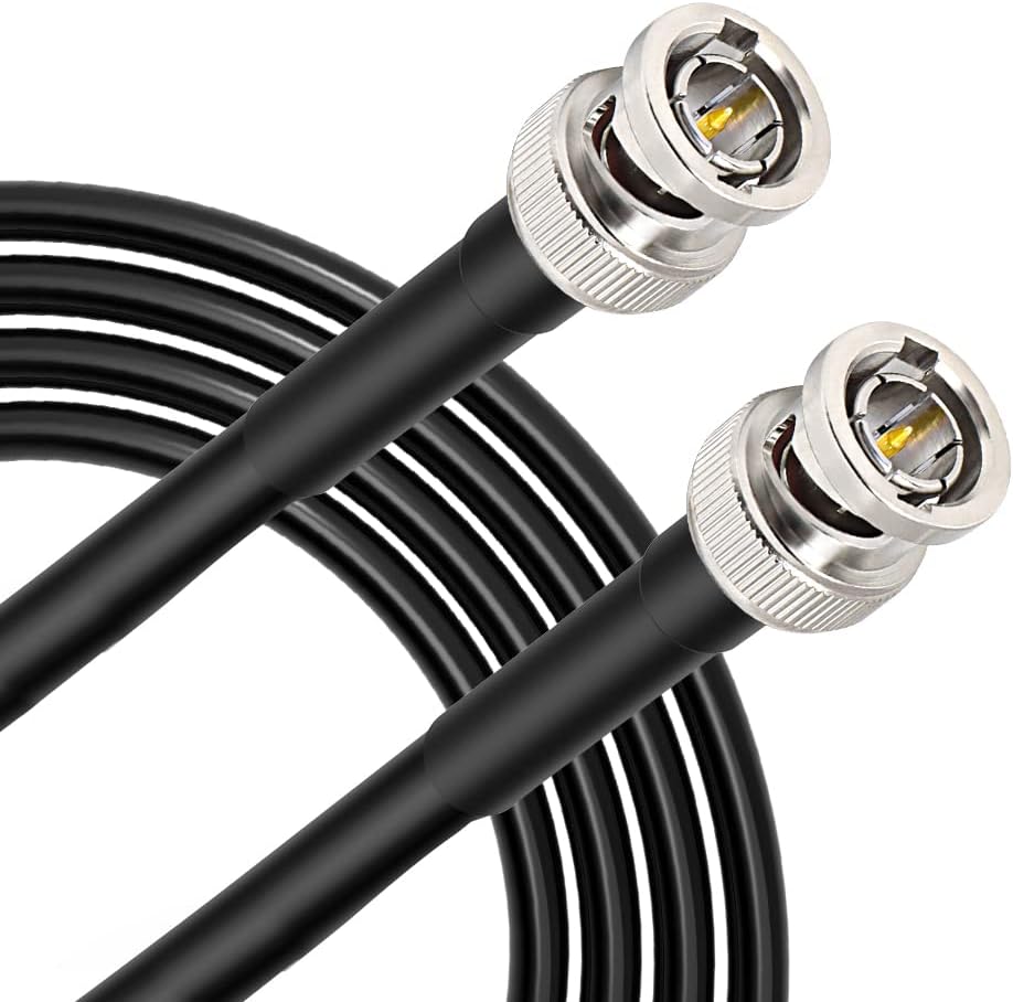 XRDS -RFSDI Cable 200FT, HD-SDI Cable 75 Ohm BNC Male to BNC Male Video Coaxial Cable for Video Surveillance Camera CCTV System