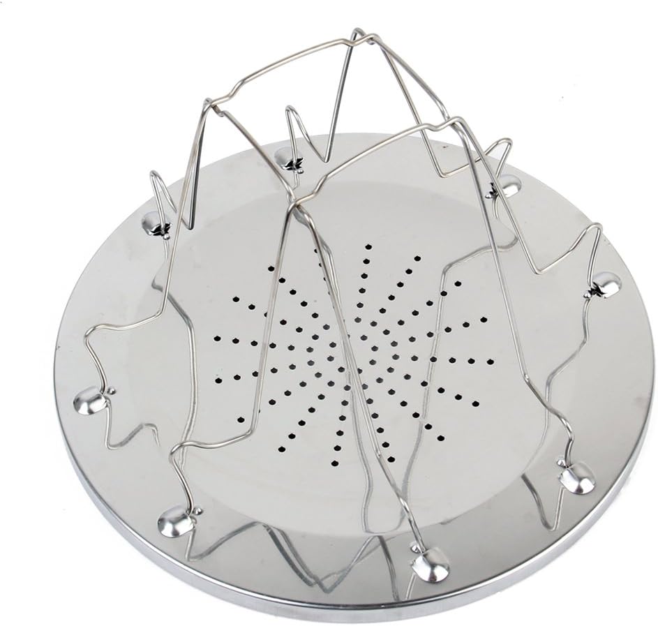 EZYoutdoor Camping Toaster for Gas Stove – 4-Slice Stainless Steel Stovetop Bread Toast Rack for Outdoor Cooking, Hiking, BBQ, and Picnics – Compact and Portable Camp Stove Toaster