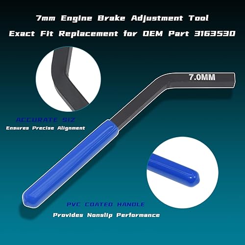 Miniatura 6 de 3163021 Kit de herramientas de sincronización de leva + herramienta de ajuste de freno del motor 3163530, compatible con motor Cummins ISX QSX X15,