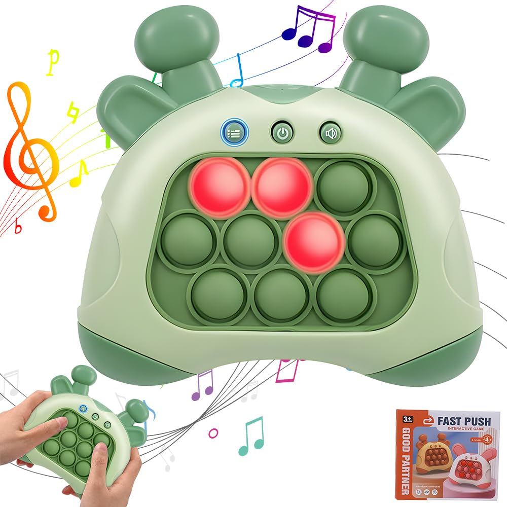Console De Jeu Quick Push Bubbles,Jeu Fidget Électronique,Puzzle Pop It