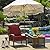 Arden Outdoor Deep Seat Cushion Set, 24 in x 24 in, Weather-Proof, Rain-Proof, Fade Resistant Patio Cushion for Chair, Sofa, and Couch 24 x 24, Ruby Red Leala