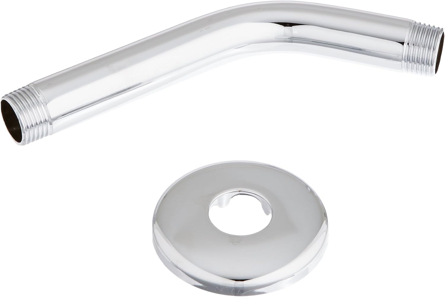 hansgrohe Clubmaster 4-inch Easy Clean Easy Install Showerhead Modern 3-Spray Full & Installation 6-inch Modern Showerarm in Chrome, for Wall Mount Showerhead