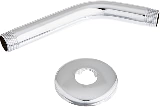 hansgrohe Installation 6-inch Modern Showerarm in Chrome, for Wall Mount Showerhead, 27411003