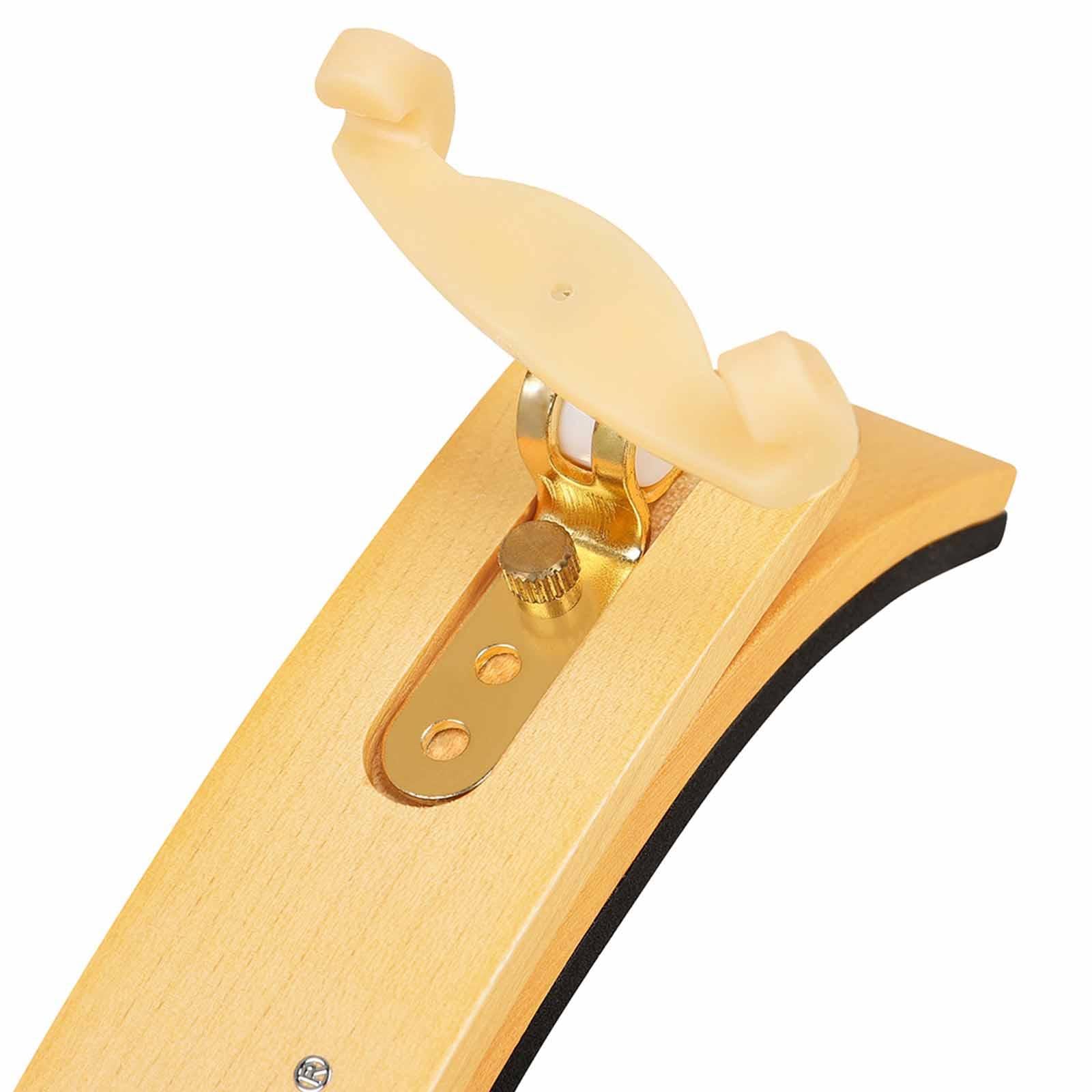 Support Épaulière Violon Accessoire Violon Pieds Réglables Silicone EVA Bois Métal Facile à Utiliser Adapté Aux Débutants Professionnels Familles Prat