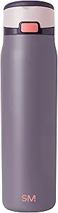 Simple Modern Mesa Loop Water Bottle with Straw | 30oz Cup Holder Friendly Insulated Stainless Steel Bottles for Travel, Sports and School | Iris Sage