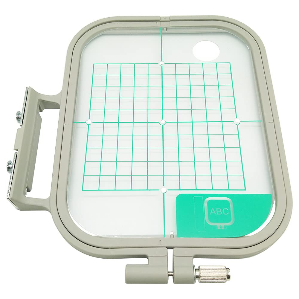 Lnka Set 3 Telai Per Ricamo Per Macchine Brother E Babylock, Dimensioni: Piccolo 5,1x3,8 Cm, Medio 10,2x10,2 Cm, Grande 17,1x10,2 Cm