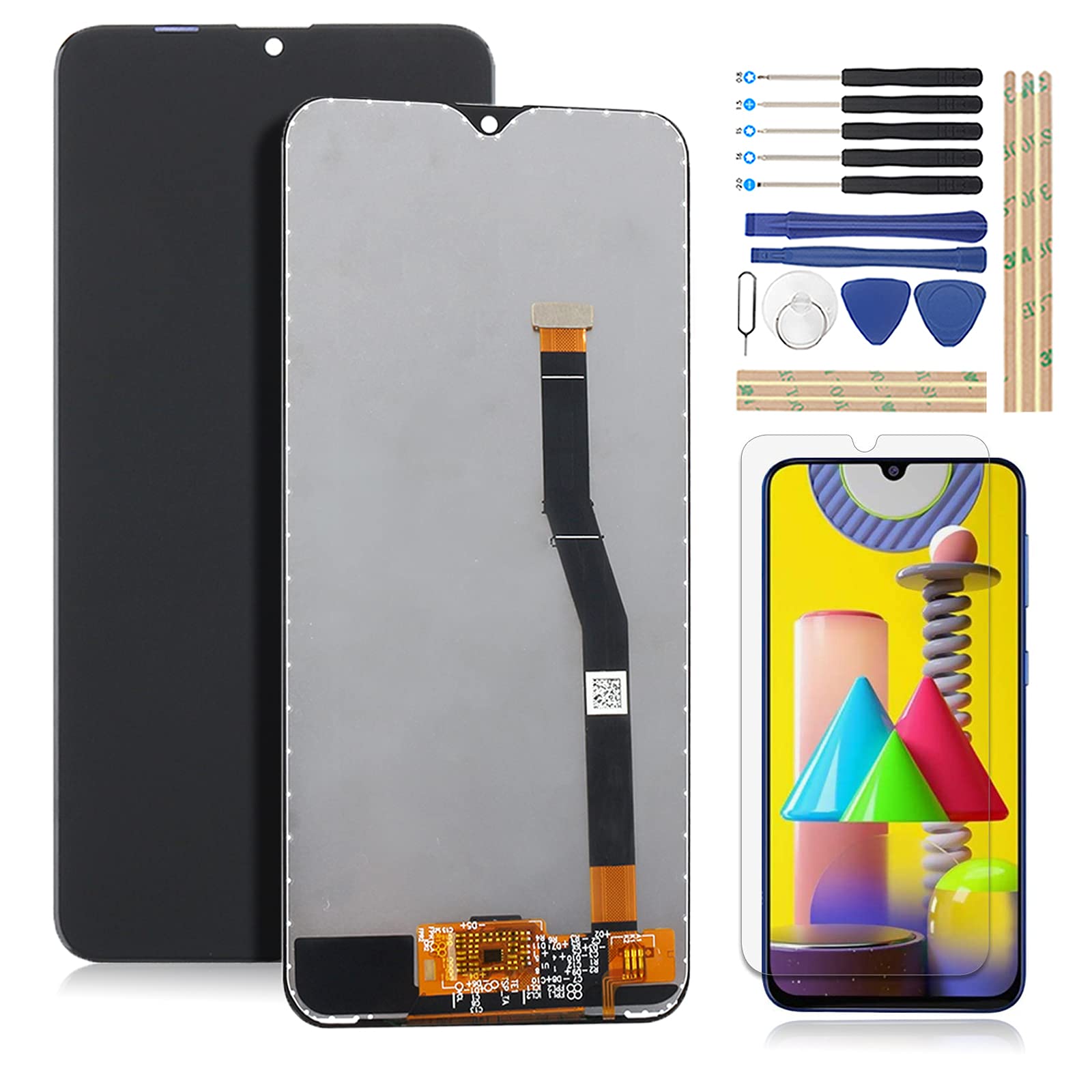 Screen Replacement For Samsung Galaxy M Lcd Display Lcd Screen Touch Panel For Galaxy M M5f M5g Glass Digitizer Assembly With Tools Black Buy Online In Sri Lanka At Desertcart