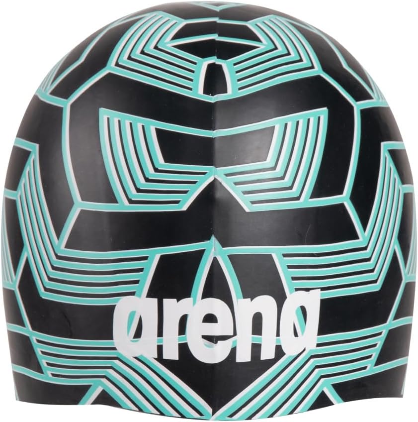 Arena Unisex Adult Poolish Molded Silicone Swim Cap for Intensive Training and Swimming Comfortable Elastic Fit, One Size