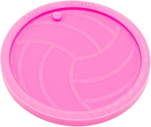 Miniatura 3 de Molde de resina de voleibol súper brillante moldes de silicona deportiva DIY resina epoxi llaveros moldes de fabricación de joyas suministros