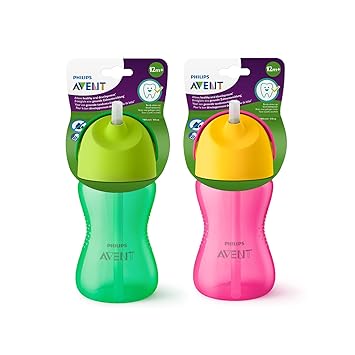 Philips Avent My Bendy Straw Cup 300ml/10oz (12M+) (Assorted) - image, photos
