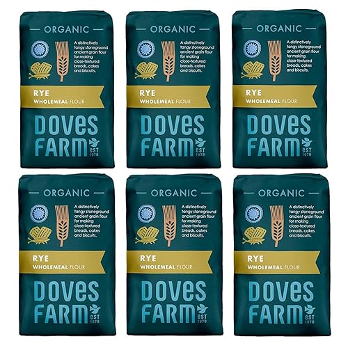 Miniatura 10 de Doves Farm wholemeal centeno Harina 1kgPack de 2
