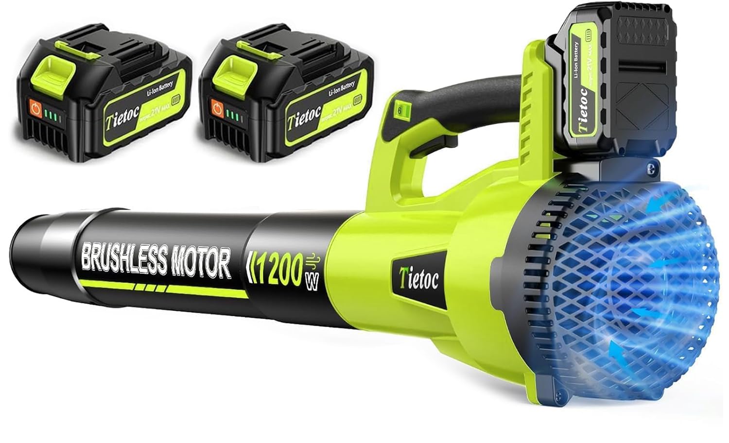 Tietoc 1200W Brushless Leaf Blower