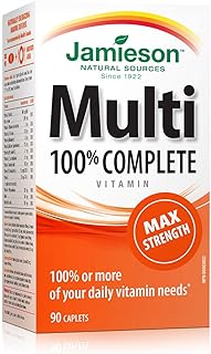 Jamieson 100% Complete Multi Max Strength 90's 90 Caplets