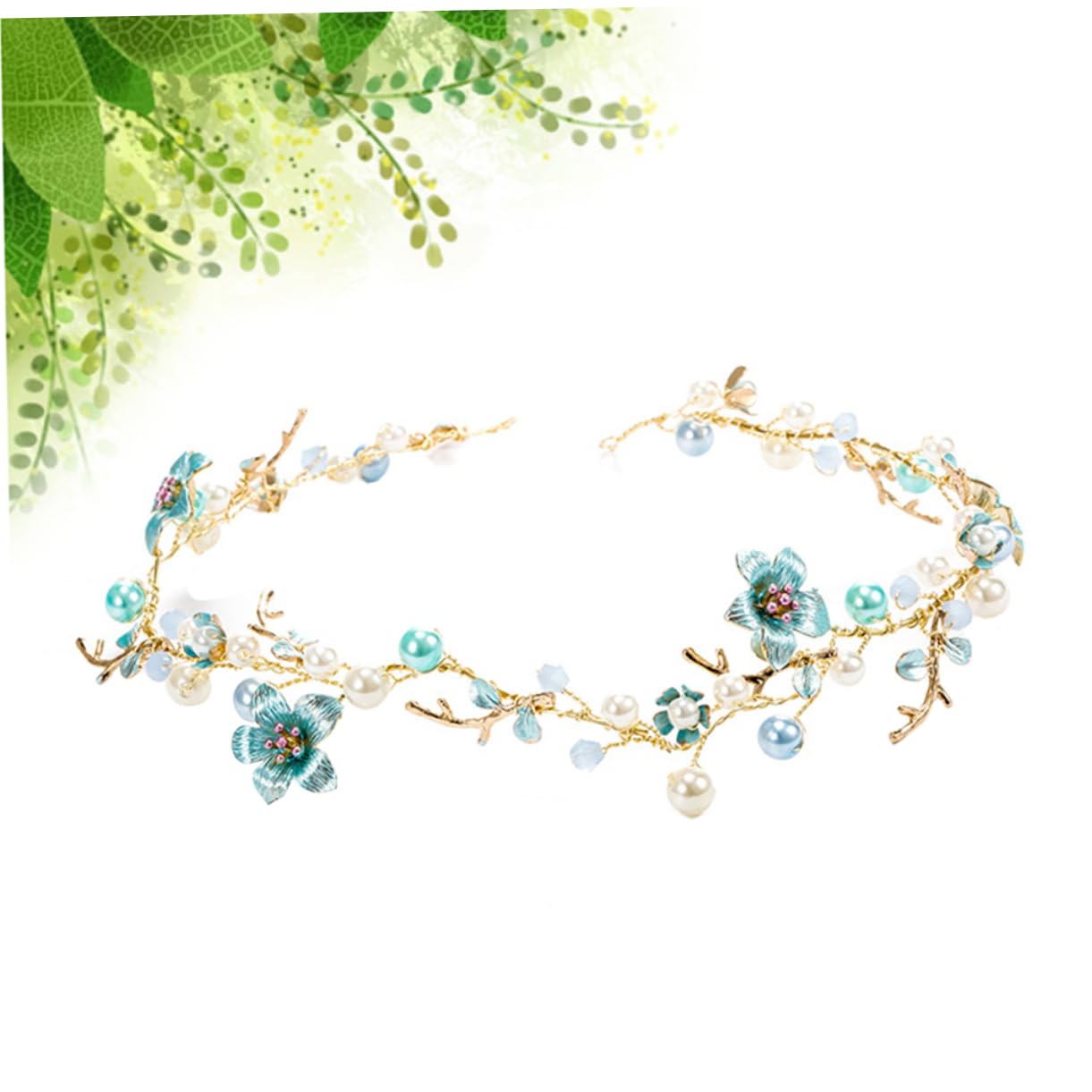 Didiseaon 2piezas Diadema Nupcial Flores De Aleación y Perlas Artificiales Tocado Elegante Para Bodas y Celebraciones Accesorio Para Novias y De Honor