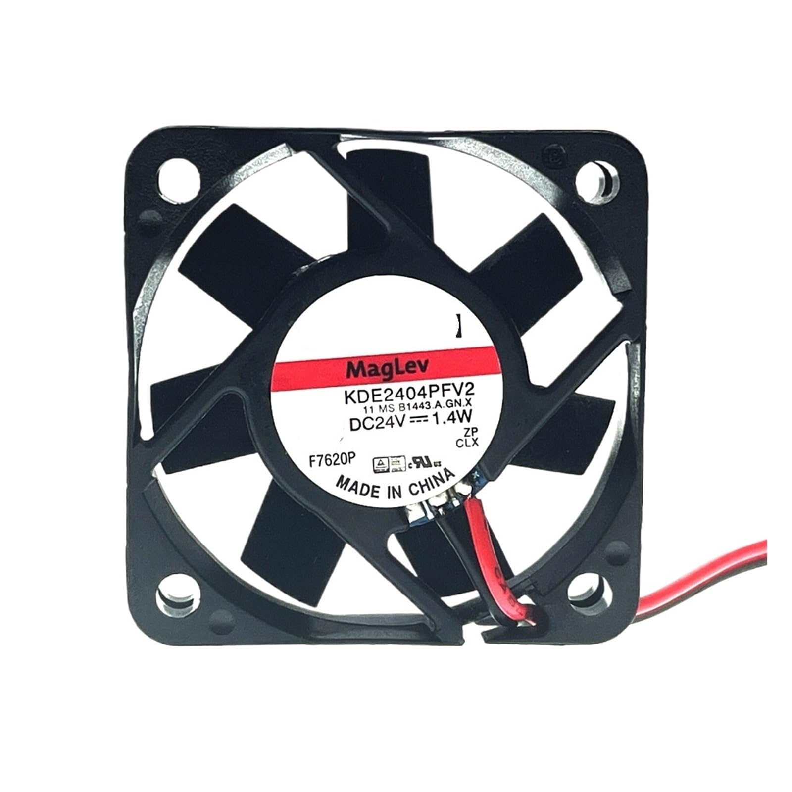 YMUGUEGH 4010 24V Fan Cooling Fan KDE2404PFV2 4cm DC 24V 1.4W 40X40X10 2-Wire