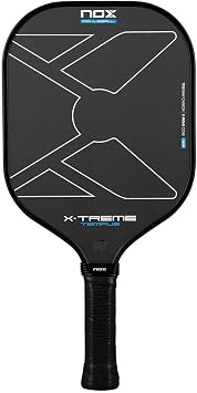 NOX Pickleball Paddle X-Treme Tempus 14mm 2026 | Square Shape Pickle Ball Paddle | USAP Approved Advanced Pickleball Racket | T700 Raw Carbon Face for High Spin