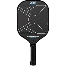 NOX Pickleball Paddle X-Treme Tempus 14mm 2026 | Square Shape Pickle Ball Paddle | USAP Approved Advanced Pickleball Racket | T700 Raw Carbon Face for High Spin | Smart Cell Core & Vibration Control