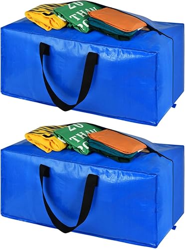 Bolsas de mudanza, bolsas de almacenamiento, bolsas de almacenamiento extra grandes para suministros de mudanza, artículos esenciales para
