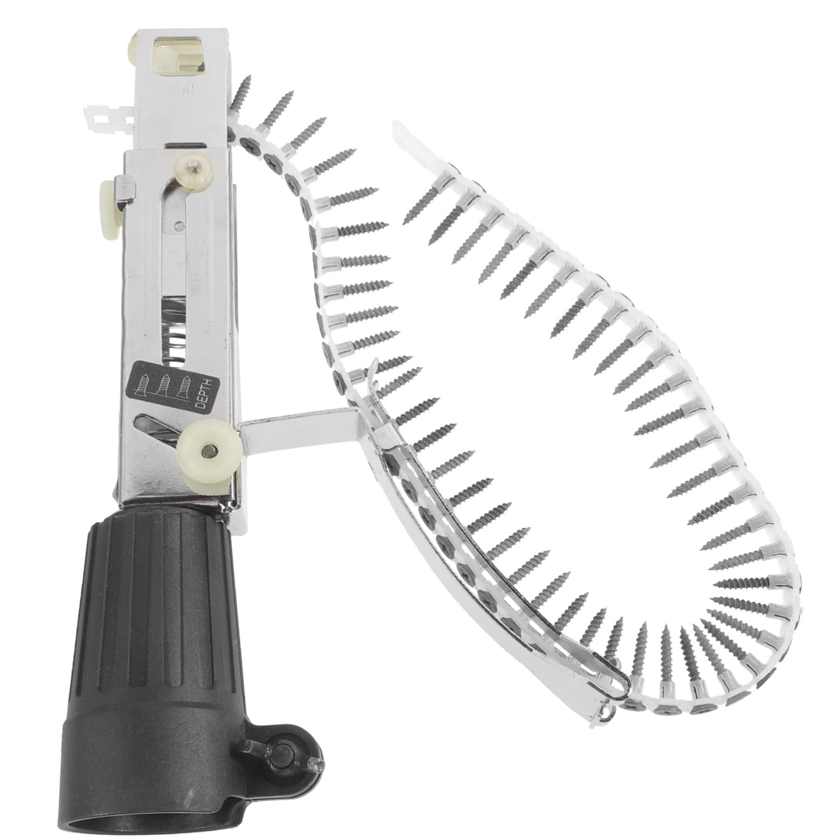 Adaptateur pour cloueuse électrique avec alimentation automatique et profondeur réglable