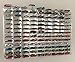 1:64 Scale Toy Cars Wheels Display Case Wall Cabinet Rack 108 Compartment, Clear, UV Protect Hot-AHW64-108