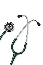 Knya 6sense Stethoscope | Dual-Sided Chest Piece for Adult & Pediatric Use | Lightweight Stainless Steel Build | Soft-Seal Ear Tips | Made in India | Comes in a Premium Gift Box (Forest Green)