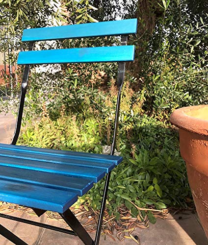 Luminos LUM1104- MOSAIC BLAU - Holzlasur Außen - Biopolymer-Wasserbasis Lasur für Holz, UV-Schutz und Wetterfest - Blau Mosaic 1L