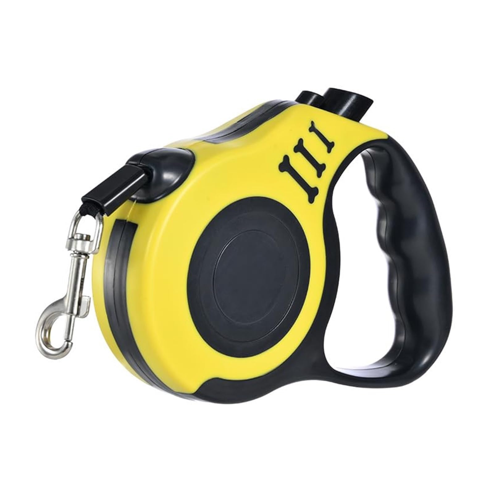 GOUJIAN Correa Retráctil For Perros: Correa Automática De Nailon Resistente Y Antienredos For Gatos Pequeños Y Medianos For Viajes Al Aire Libre Correa De Perro Retráctil(Yellow,5m)
