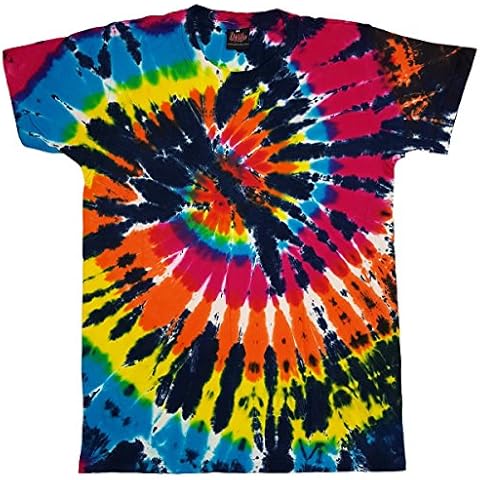 Darkwear UK Ltd New Premium Galaxy Fresh Tie Dye T-Shirt Rainbow Festival Hipster Indie Retro Unisex Top (XXL) Cover