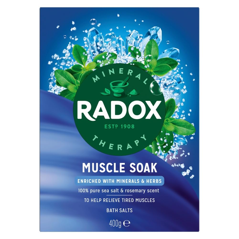 Radox Bath Therapy Muscle Soak Herbal Bath Salts 400 G