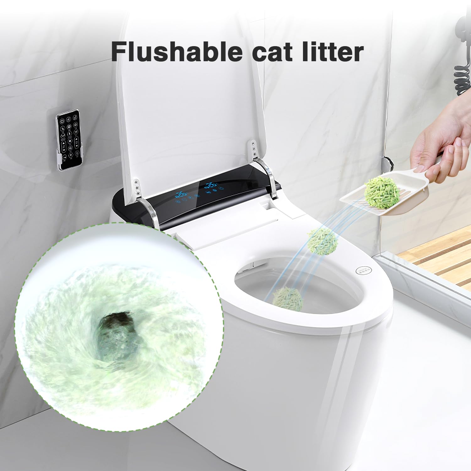 Arena para gatos de 12 libras/2 paquetes de arena para gatos de tofu sin polvo que absorbe rápidamente los olores, el inodoro puede enjuagarse en el inodoro, arena para gatos de tofu