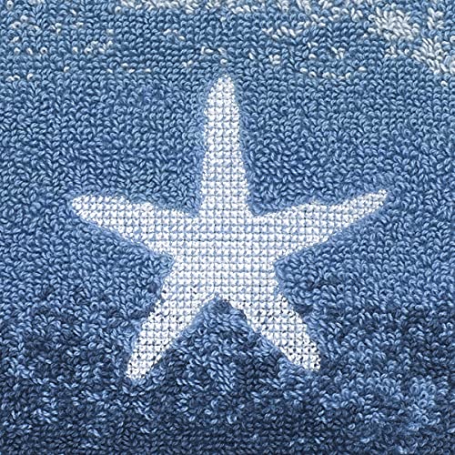 Avanti Linens - Fingertip Towel, Soft & Absorbent Cotton Towel (Batik Coastal Collection) #TOP1