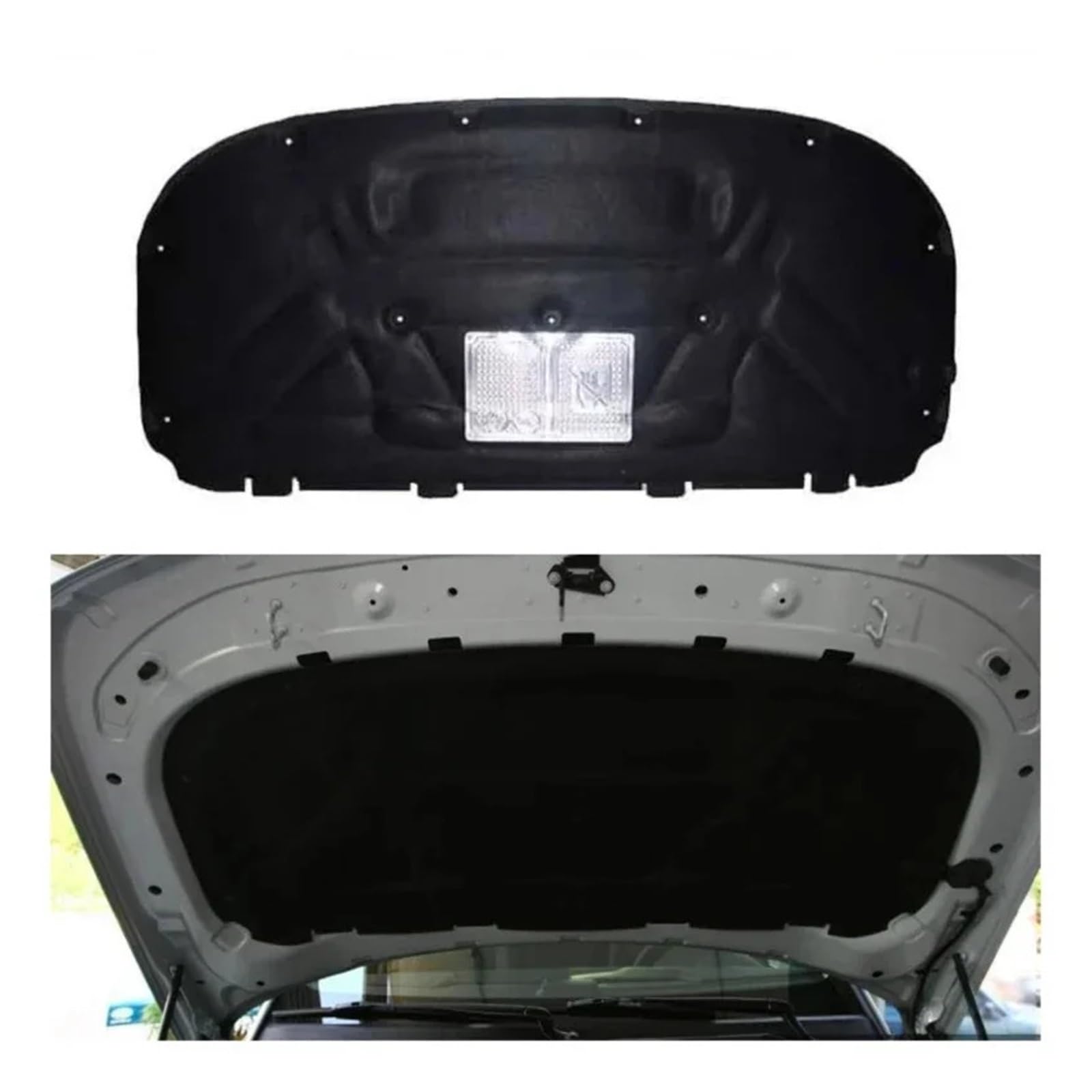 Compatible for Land Rover Range Rover Sport L320 2005-2013 Car Heat Sound Insulation Cotton Front Hood Engine Firewall Mat Noise Deadener