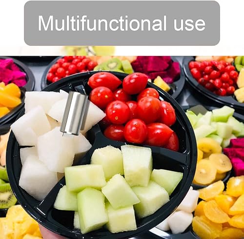 Miniatura 5 de Senzeal 8 soportes para mazorcas de maíz de acero inoxidable, brochetas de maíz en la mazorca, tenedores para barbacoa, tenedores para el hogar,