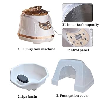 Amazon.co.jp : 電動背もたれ昇降式シャンプーベッド、燻蒸スパ