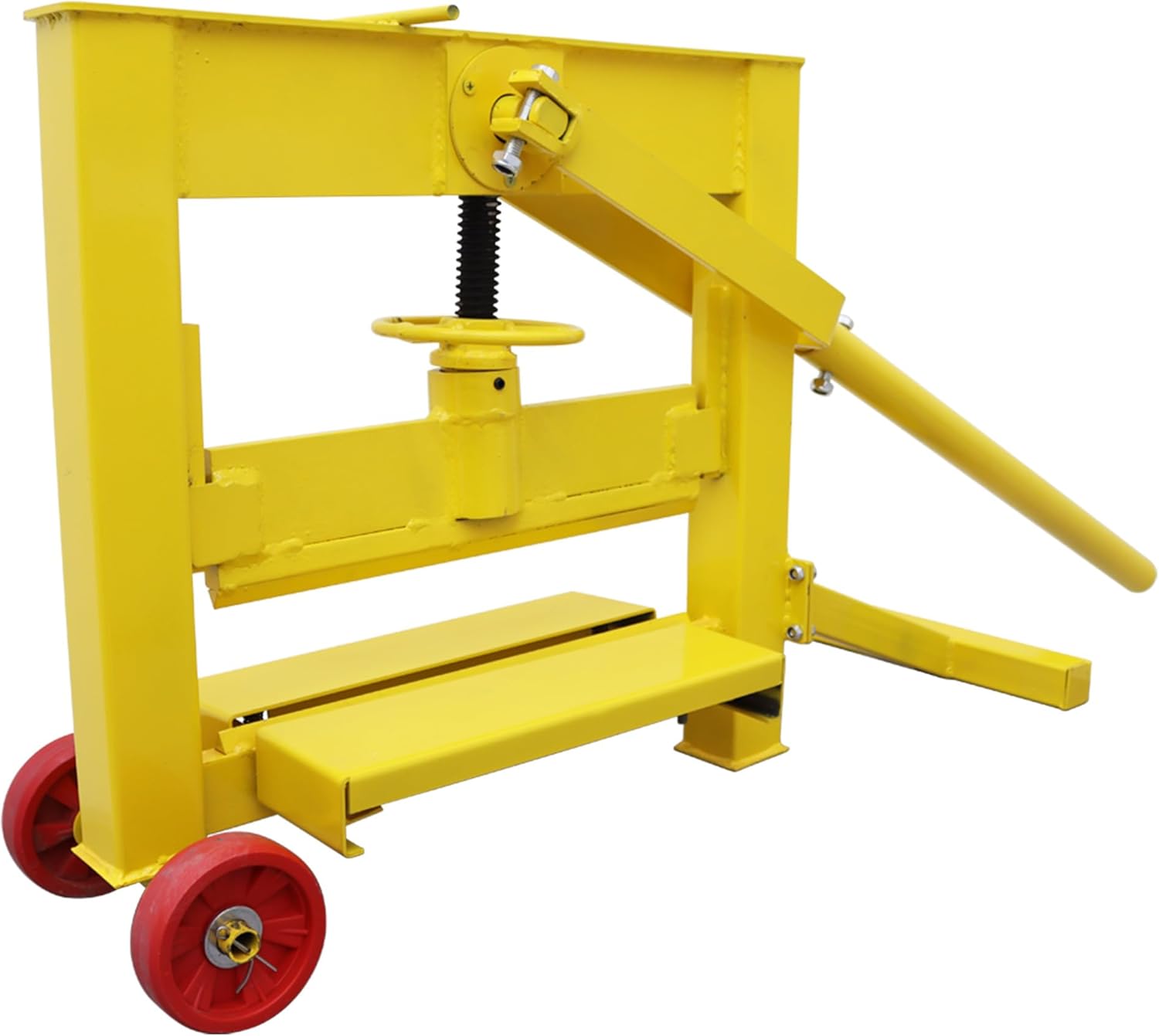 Paving Block Splitter Brick Cutter Manual Paving Block Cutter Brick Stone Cutting Tool with Wheels Pavers Tool for Stone Splitting