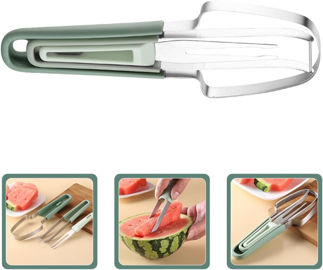 Watermelon Cutting Tool Slicer Cutter Kitchen Accessory Stainless Steel Fruit Slicer