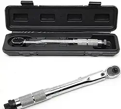 TORQUIMETRO DE ESTALO MINI P/SOQUETE 1/4 5-25 NM 0,5KG A 2,5KG