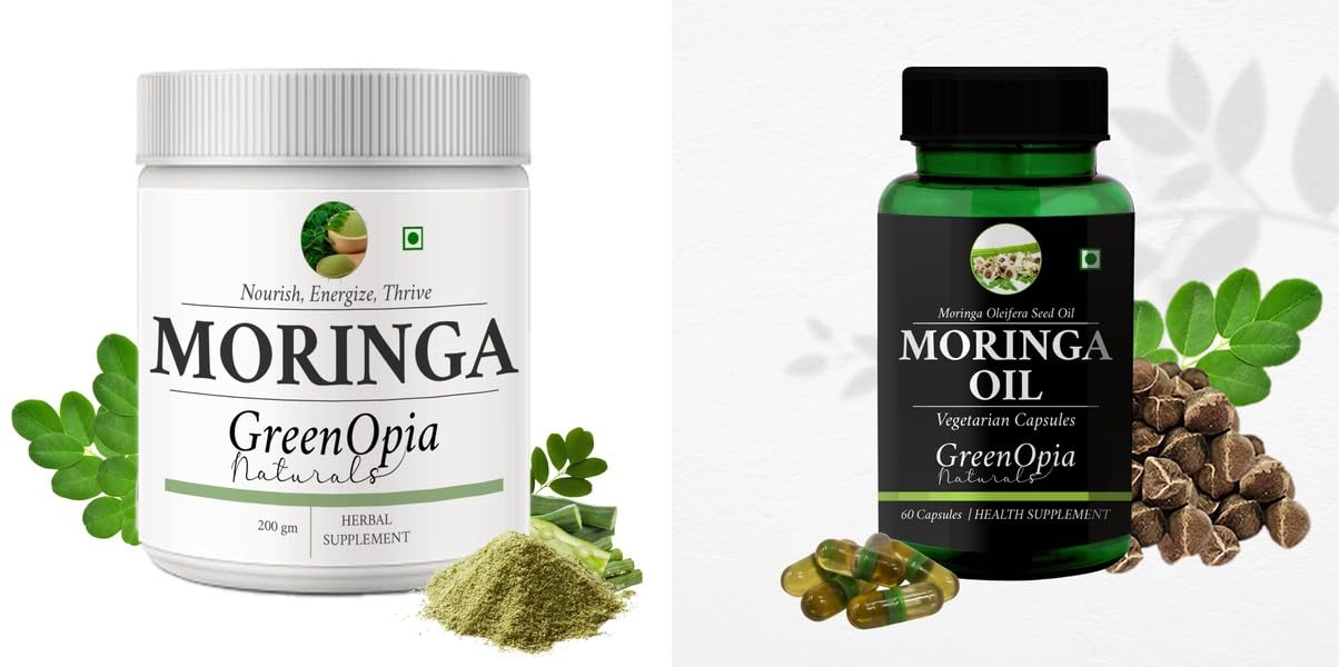 Moringa Oleifera Powder Seed Oil Wellness Daily Vitality 60 CAPSULES-image-31
