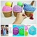 Foam Balls for Slime DIY and Art Craft Supplies – Colorful Styrofoam Beads 0.1-0.35 inch(31000pcs) for Kids Homemade Slime, Home Decorative, Wedding and Party Decorations (4 Pack White)