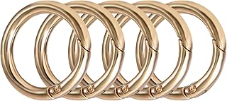 [SEIYA INTERNATIONAL] 丸型 カラビナ キーホルダー キーリング ニッケル