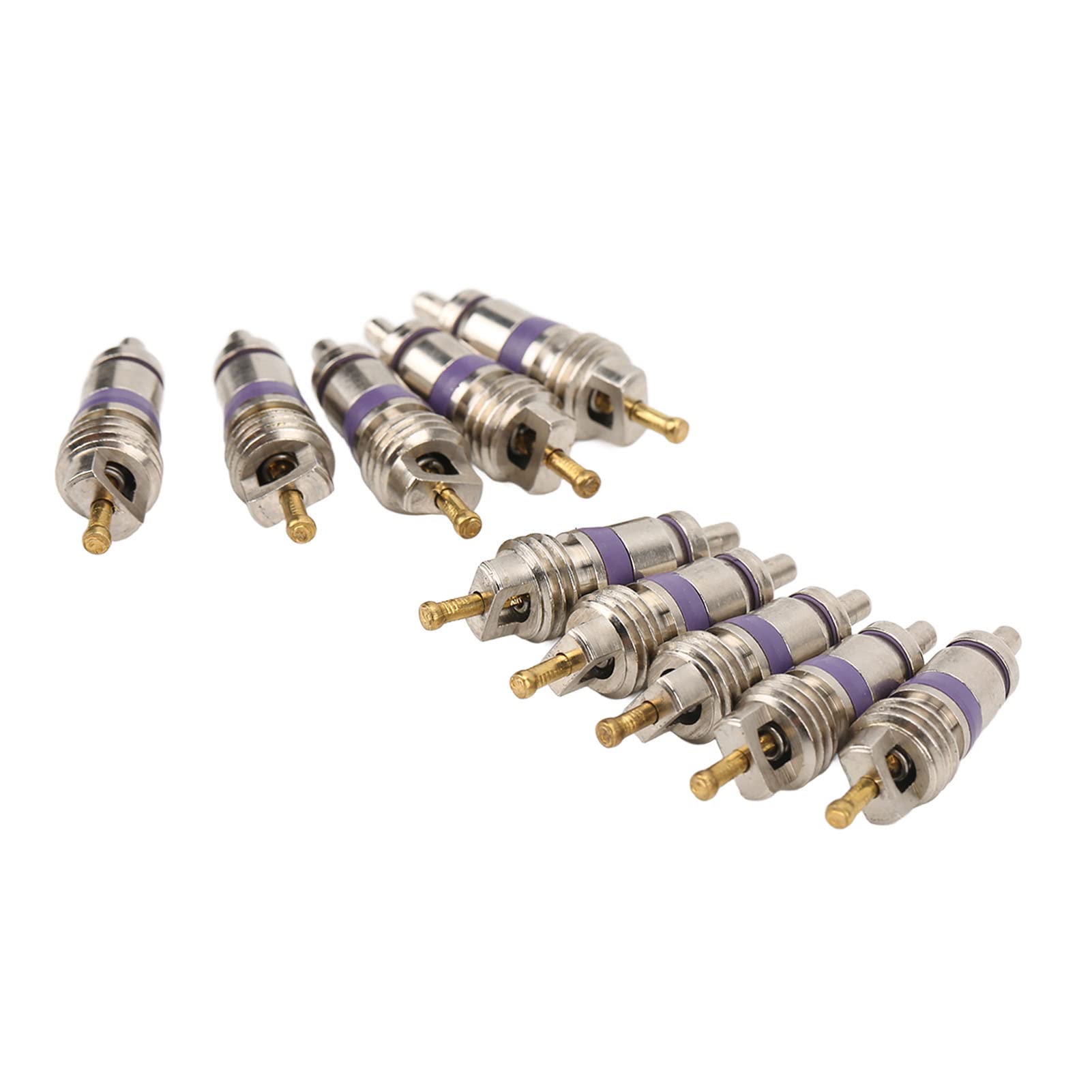 Qiilu Nucleo Valvola Aria Condizionata per Auto, per Nucleo Stelo Valvola Condizionatore d'Aria 20Pcs