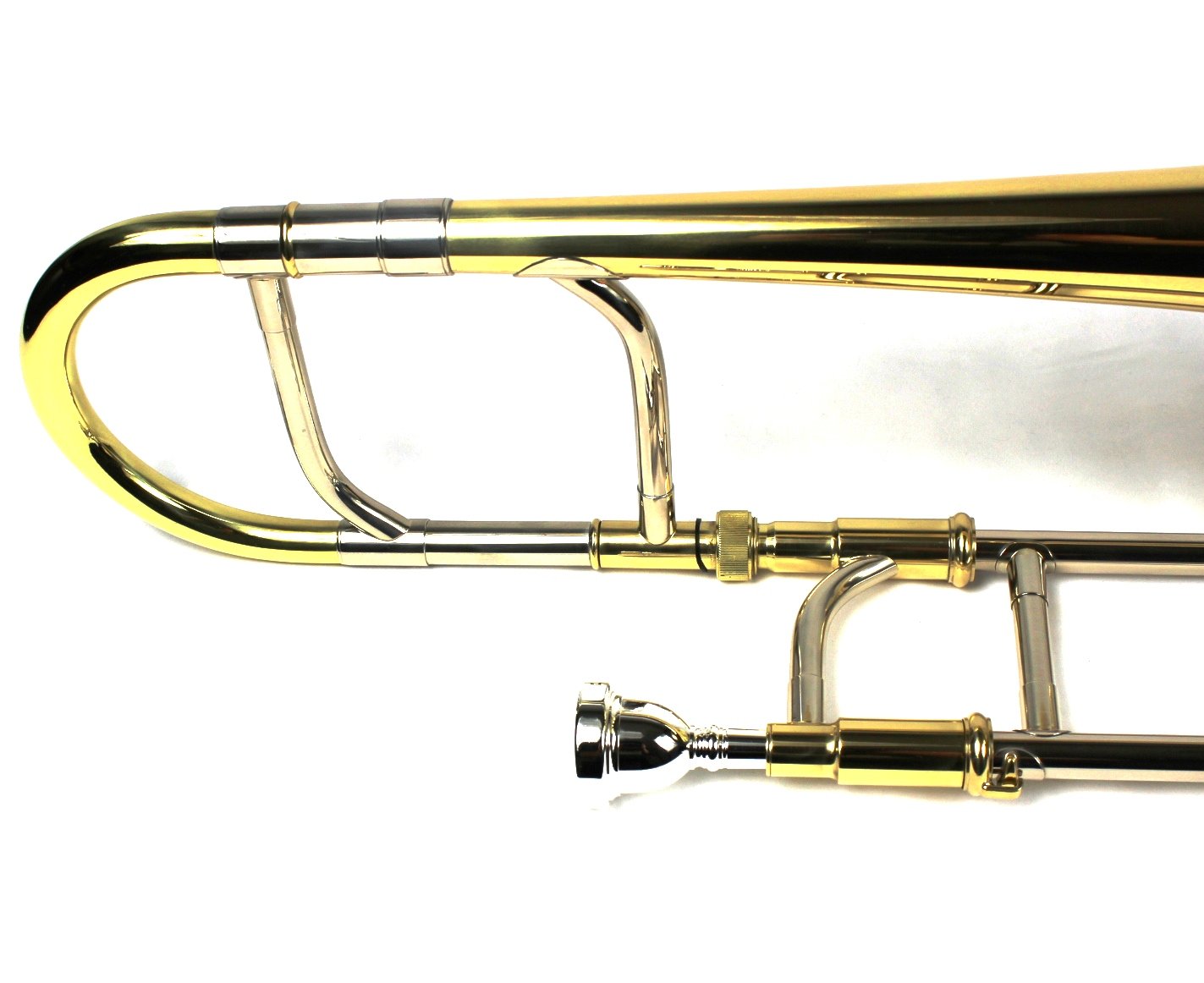 Diginex Gold Lacquer Finish Eb Alto Trombone with Case and Mouthpiece - Image 5