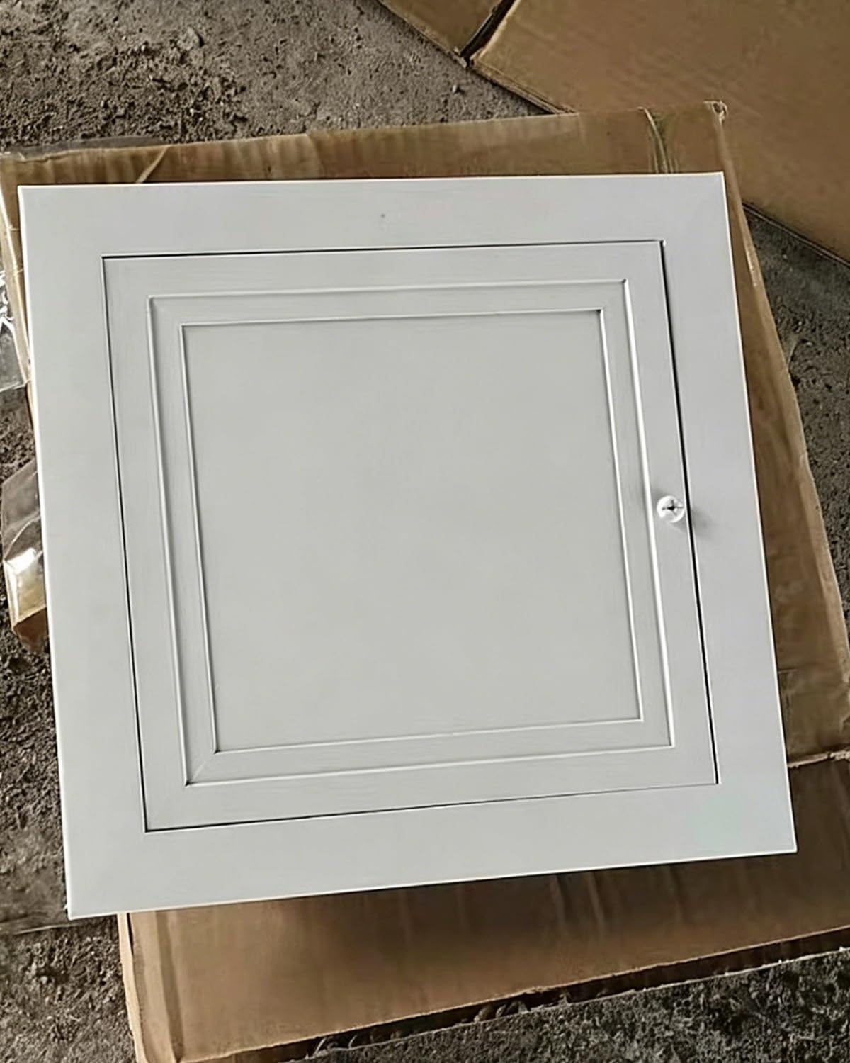Sydvoxt Small Access Door Inspection Hatch with Handle, Bathroom/Kitchen Water Valves Inspection Psanel, Drywall Access Door Computer Cables Servicing Cover(18x24in(45x60cm))