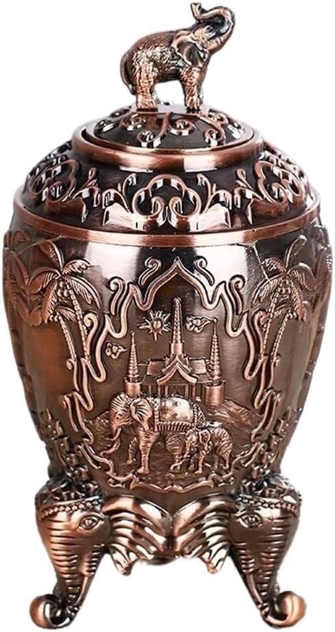 toothpick jar European Toothpick Box Multi-Functional Toothpick Holder Coffee Table Restaurant Toothpick Storage Box(Copper (color))