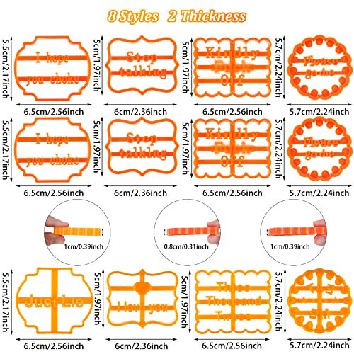 12 Pieces Funny Cookie Moulds For Baking, Cookie Moulds With Sayings Cuss Words, Cookie Cutters Form With Fun And Irreverent Phrases, Cookie Moulds With Wish Words For Kitchen Diy Supplies #TOP1