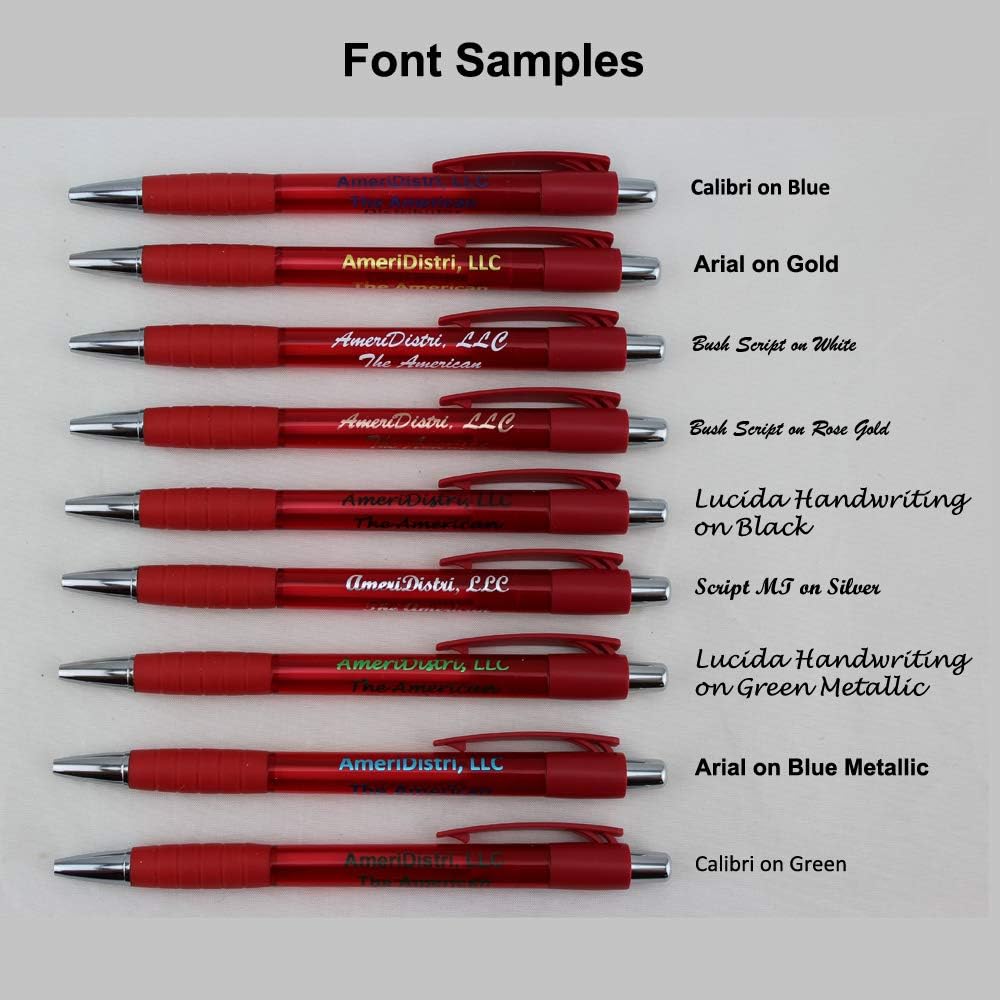 ezpencils - Personalized - Clear Red Colored Body with a Ego Comfort Grid Grip - Grid Pens - Free Personalization