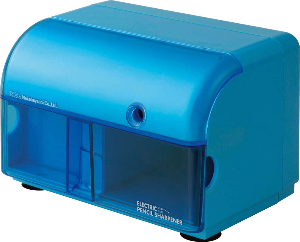 Taille-crayon électrique Nakabayashi DPS-101B bleu large importé du Japon - 2