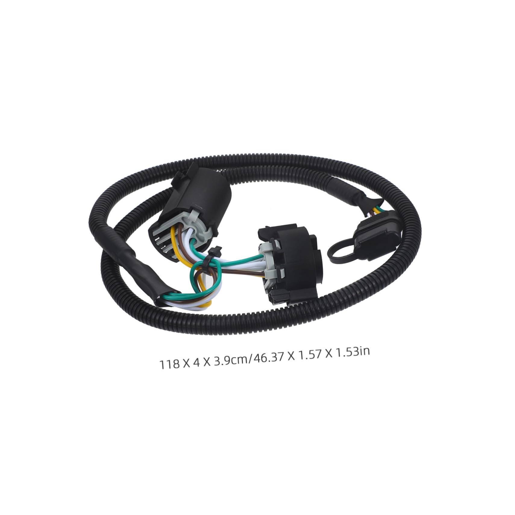 FUNOMOCYA Trailer Wiring Harness Kit 7 Pin to 4 Pin Adapter Blade Trailer Adapter