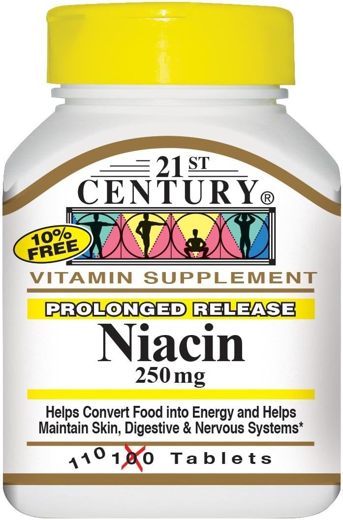 21st Century NIACIN 250 MG PR TABS