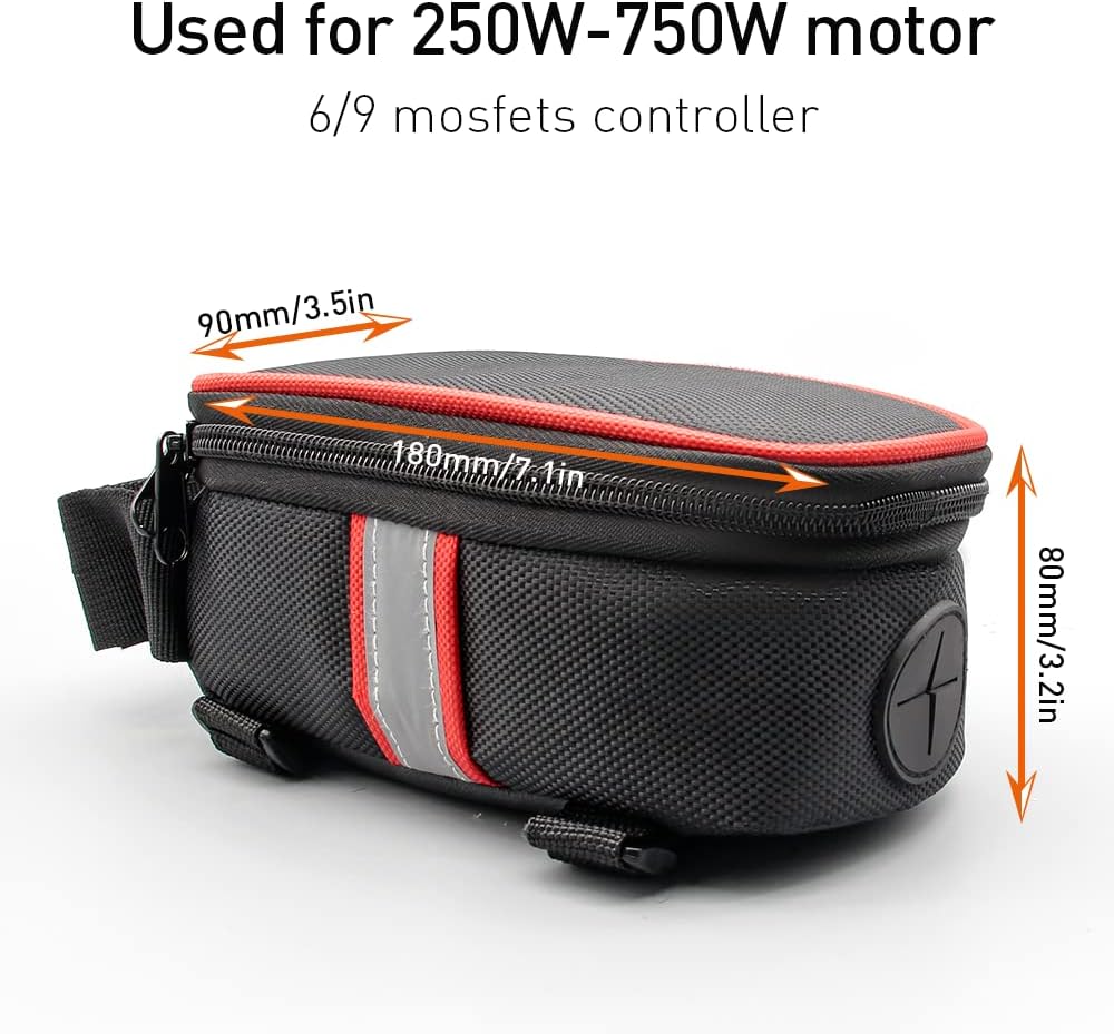 Ebike Controller Bag, Controller Bag Case Kit for E-Bike Electric Bicycles Mountain Bikes Electric Motor Kit (Large size)